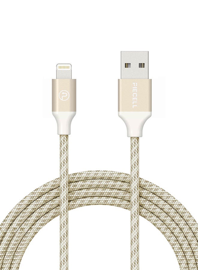 PIECELL MFI Lightning Braided Cable designed specifically for Apple iPhone and iPad. - Image 2